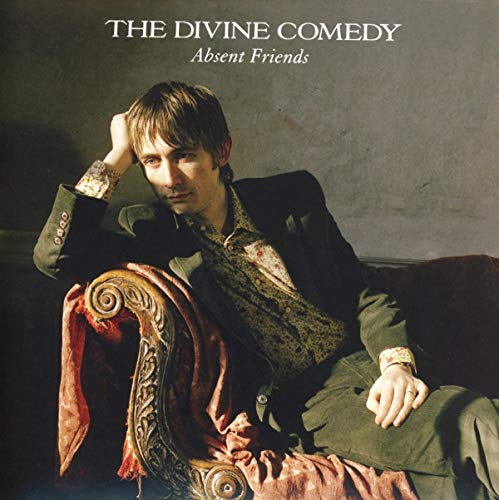 CD cover for The Divine Comedy’s “Absent Friends” featuring a man reclining.