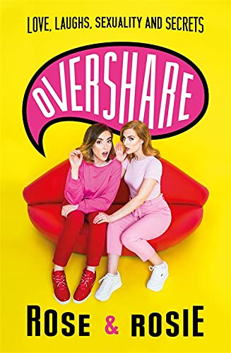 Book cover with two women and bright pink and red colors.
