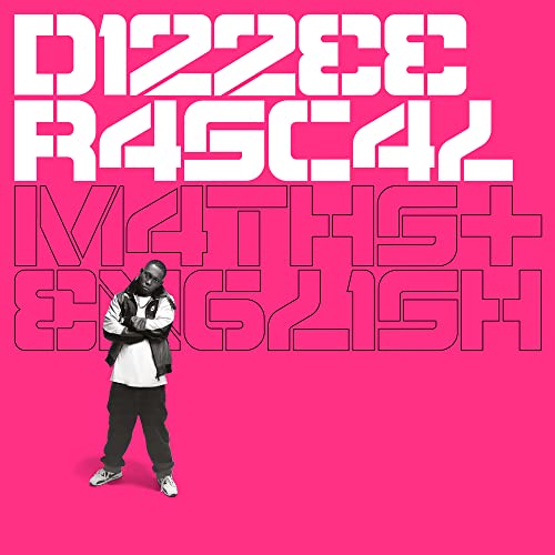 Album cover for Dizzee Rascal’s “Maths & English” featuring the artist’s portrait.
