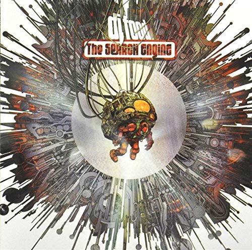 CD cover featuring a mechanical brain-like entity surrounded by complex, radiating cybernetic machinery.