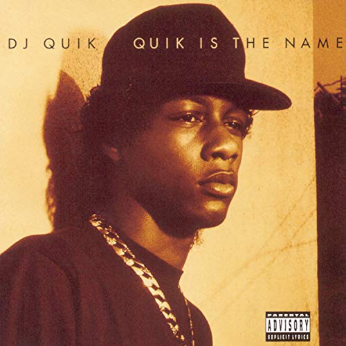 DJ Quik album cover, portrait of a Black man wearing a cap.