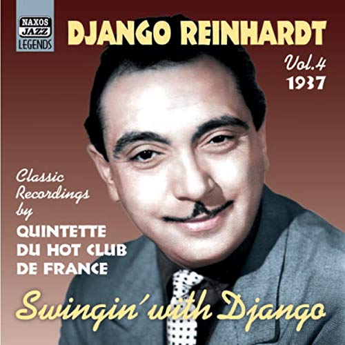 CD cover featuring a portrait of jazz guitarist Django Reinhardt.