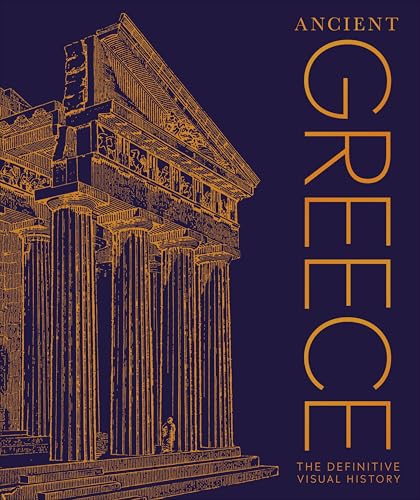 Image of a book cover featuring Ancient Greek ruins and artifacts with a neutral background.