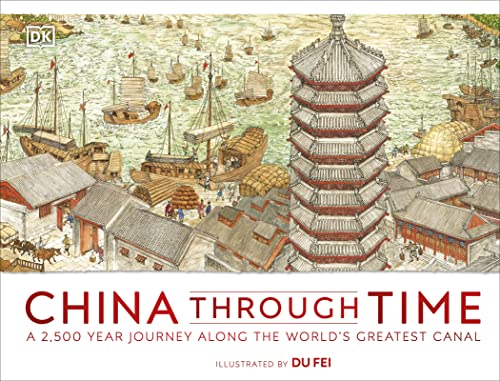 Book cover depicting a historical Chinese canal town with boats and a pagoda.