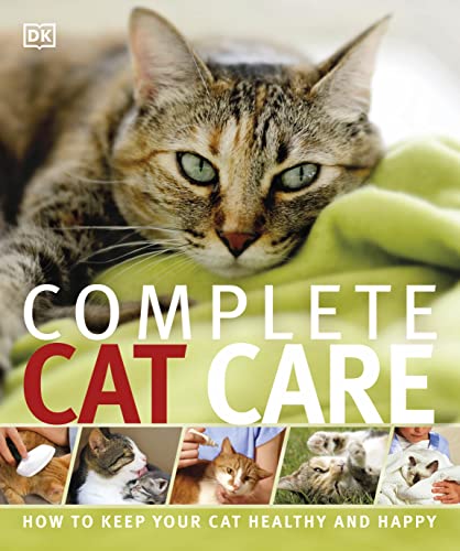 Book cover featuring a tabby cat lying on a green blanket with smaller photos.