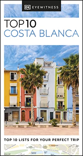 DK Eyewitness Top 10 Costa Blanca travel guide cover with colorful buildings.