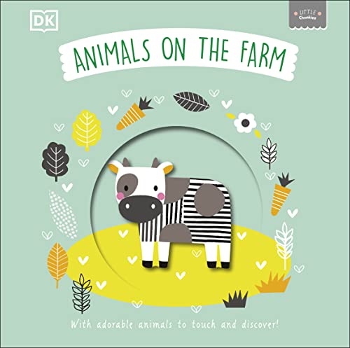 Little Chunkies" board book cover with a black and white cow illustration.