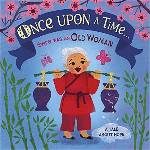 Book cover depicting an elderly Asian woman carrying buckets from a yoke.