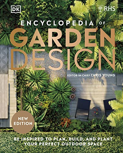 Book cover showing a top-down view of a garden with plants and patio furniture.