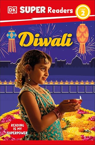 Book cover: young girl with lit diya, celebrating Diwali festival.