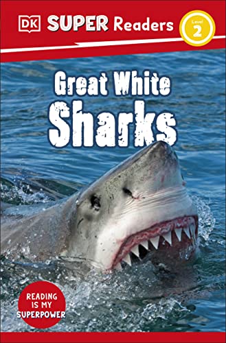 Book cover featuring a great white shark swimming toward the viewer.