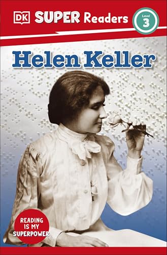 Book cover featuring a portrait of Helen Keller holding a flower.