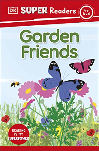 Book cover featuring a blue butterfly, a pink butterfly, and a bee in flowers.