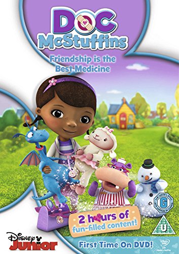 Doc McStuffins DVD cover featuring the character with her toy friends.
