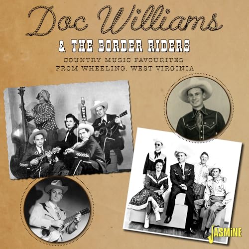 CD cover featuring black and white photos of Doc Williams and musicians.