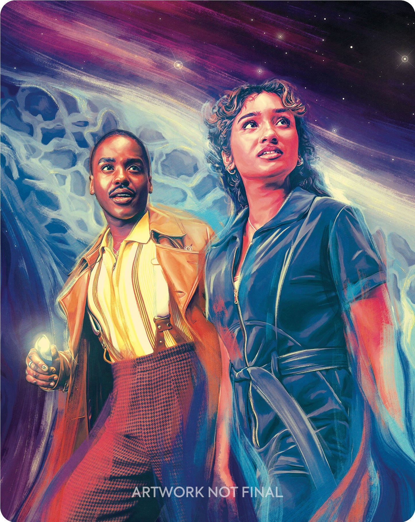 Doctor Who Season 2 Steelbook cover with the Doctor and Ruby Sunday.