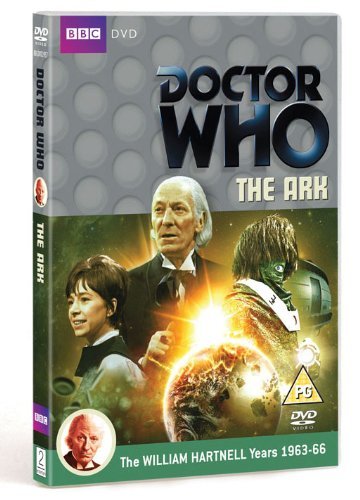 "Doctor Who: The Ark DVD case featuring characters and a planet on the cover."