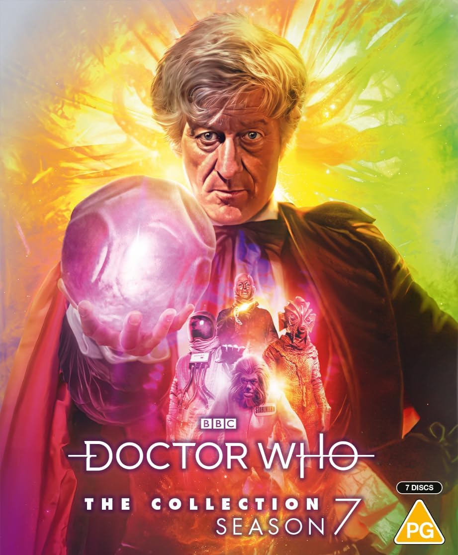 Doctor Who Season 7 Blu-ray cover featuring the Doctor and abstract art.