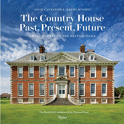 Book cover featuring a large red brick country house under a blue sky.