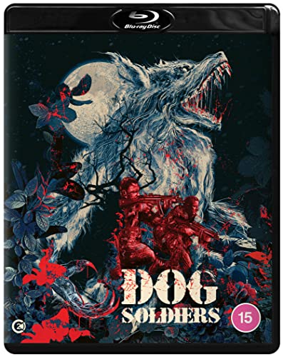 Dog Soldiers" Blu-ray cover featuring a werewolf and soldiers in red.