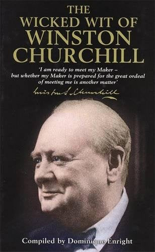 Book cover featuring a portrait of Winston Churchill with gold lettering.