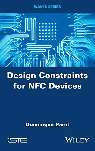 Book cover: "Design Constraints for NFC Devices" with circuit board graphics.