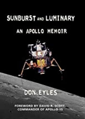 Book cover featuring an Apollo lunar module above the moon's surface against black space.