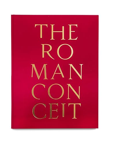 Red book cover with gold lettering: "The Roman Conceit.
