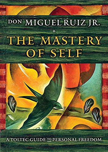 Book cover for The Mastery of Self featuring a bird illustration and abstract background.