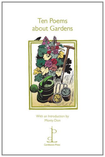 Book cover showing a garden illustration with flowers, a watering can, and a fork.