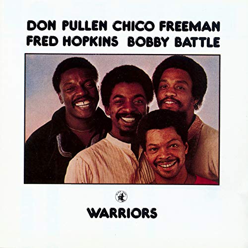 CDH album cover for Warriors featuring a photo of four smiling men.
