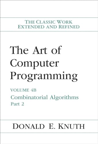 Book cover: "The Art of Computer Programming, v. 4B" by Donald Knuth.