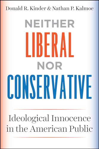 Book cover with bold red and blue text: "Neither Liberal nor Conservative.