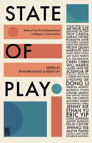 Book cover: "State of Play," poetry anthology with names of contributors.