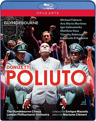 "Blu-ray case cover featuring a man in white surrounded by soldiers."
