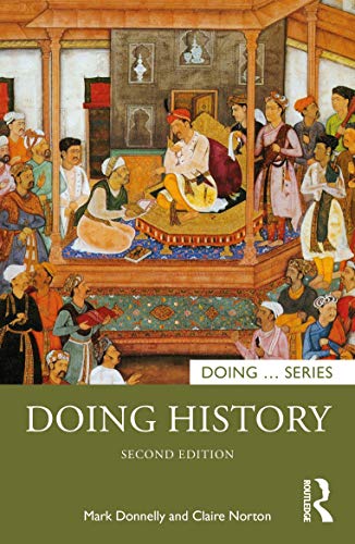 Book cover: “Doing History,” second edition, with a Mughal painting.