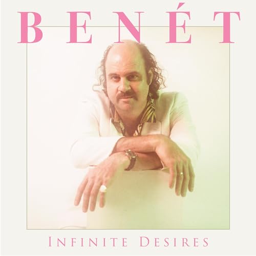 Donny Benét album cover, portrait of a man in a white suit.