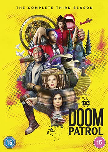 Doom Patrol" Season 3 DVD cover featuring the show's main characters.