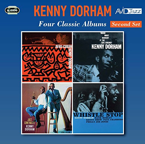 CD cover for Kenny Dorham’s “Four Classic Albums,” featuring album artwork collage.