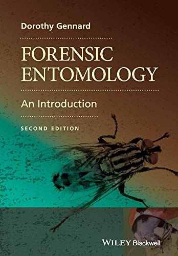 Book cover: "Forensic Entomology" with a fly image, second edition.