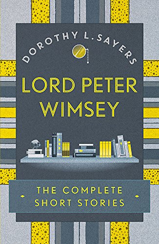 Book cover for Lord Peter Wimsey: The Complete Short Stories featuring a bookshelf graphic.