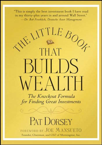 Gold book cover with black title: "The Little Book That Builds Wealth.