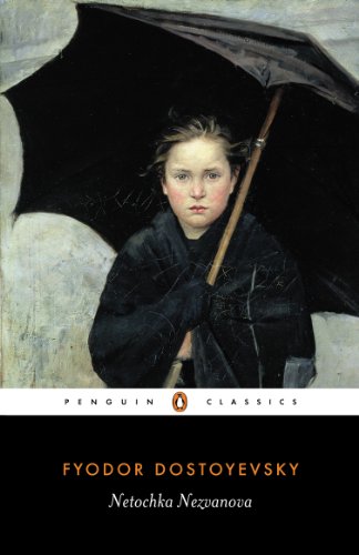 A painting of a young girl holding a black umbrella, with Penguin Classics book branding.