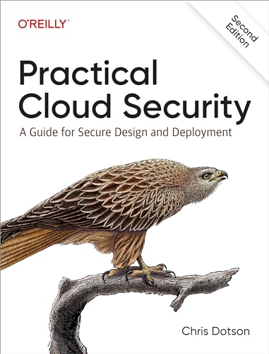 Book cover for Practical Cloud Security featuring an illustration of a hawk on a branch.