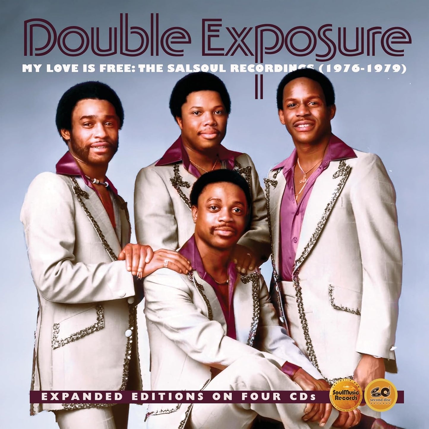 Album cover for Double Exposure’s “My Love Is Free” 4CD box set.