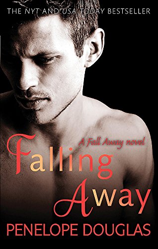 Book cover: shirtless man’s face with red title “Falling Away.”