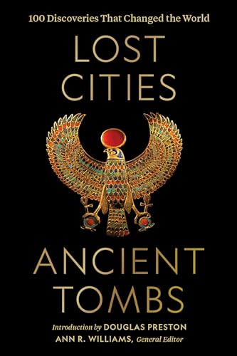 Book cover with gold text and an Egyptian winged falcon icon on black background.