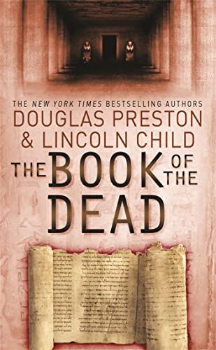 Book cover: “The Book of the Dead” with an Egyptian temple image.