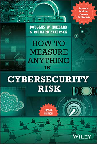 Book cover: "How to Measure Anything in Cybersecurity Risk," second edition.