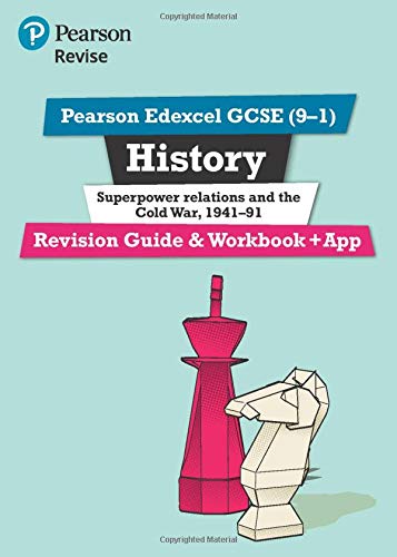 Pearson Edexcel GCSE History revision guide cover featuring a red king and white knight.